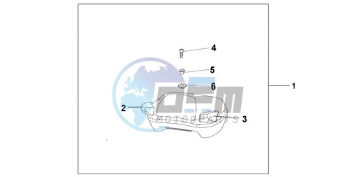 PILLION ARM REST SET