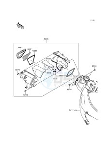 NINJA_ZX-6R_ABS ZX636FDF FR GB XX (EU ME A(FRICA) drawing Air Duct