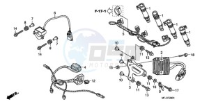 CBR600RR9 UK - (E / SPC) drawing SUB HARNESS