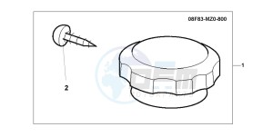 CB600F HORNET drawing CHRM RADIATOR CAP