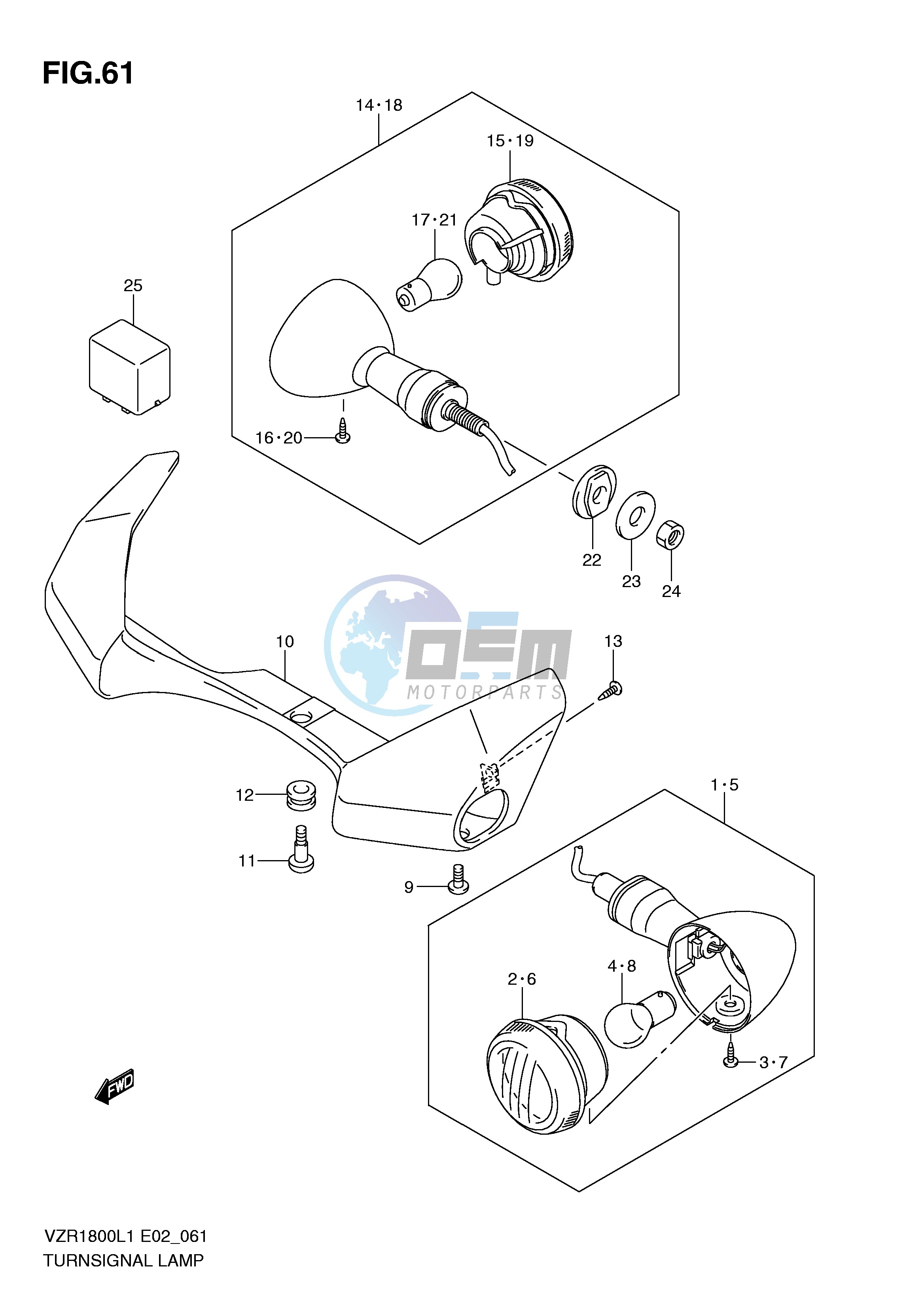 TURNSIGNAL LAMP (VZR1800ZL1 E2)