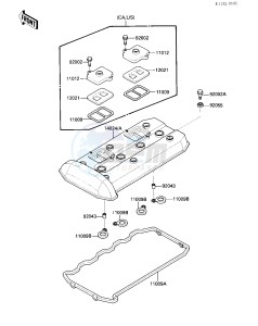 ZX 1000 B [NINJA ZX-10] (B1-B2) [NINJA ZX-10] drawing CYLINDER HEAD COVER