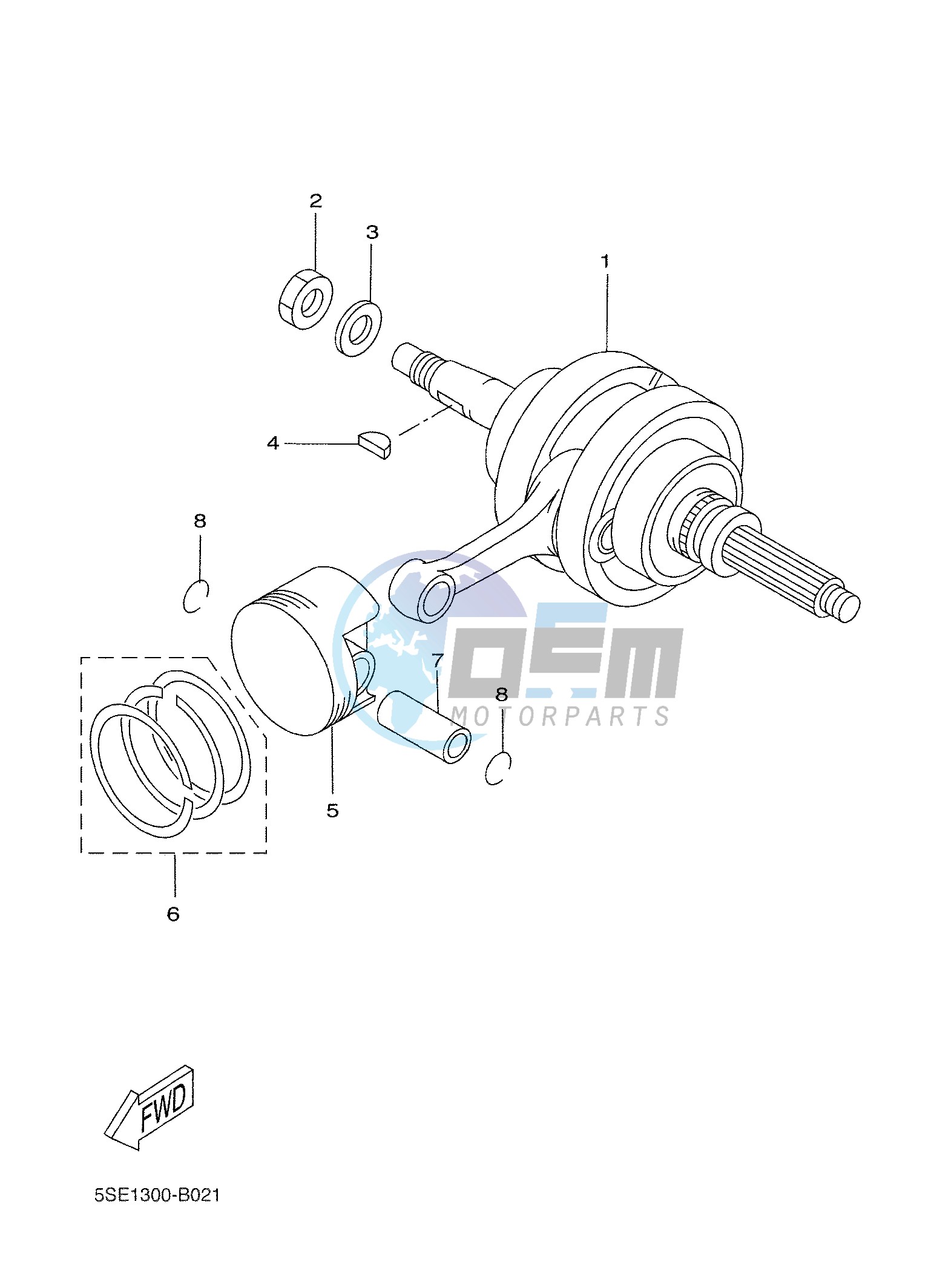 CRANKSHAFT & PISTON