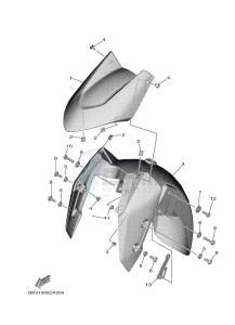 XP560D TMAX TECH MAX (BBW1) drawing FRONT BRAKE CALIPER