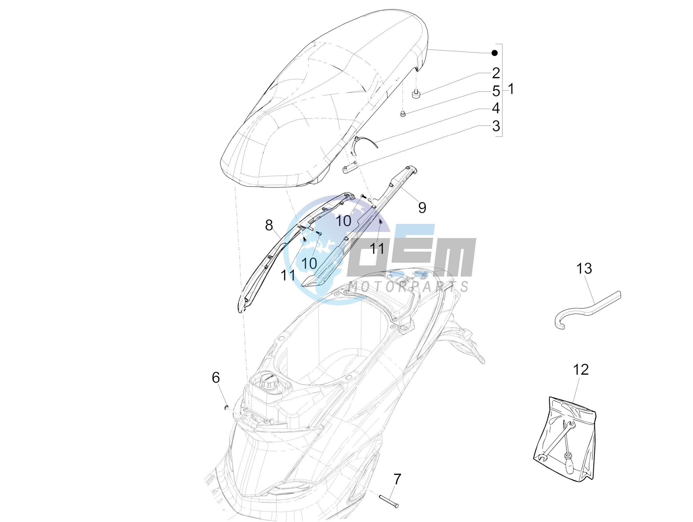 Saddle/seats