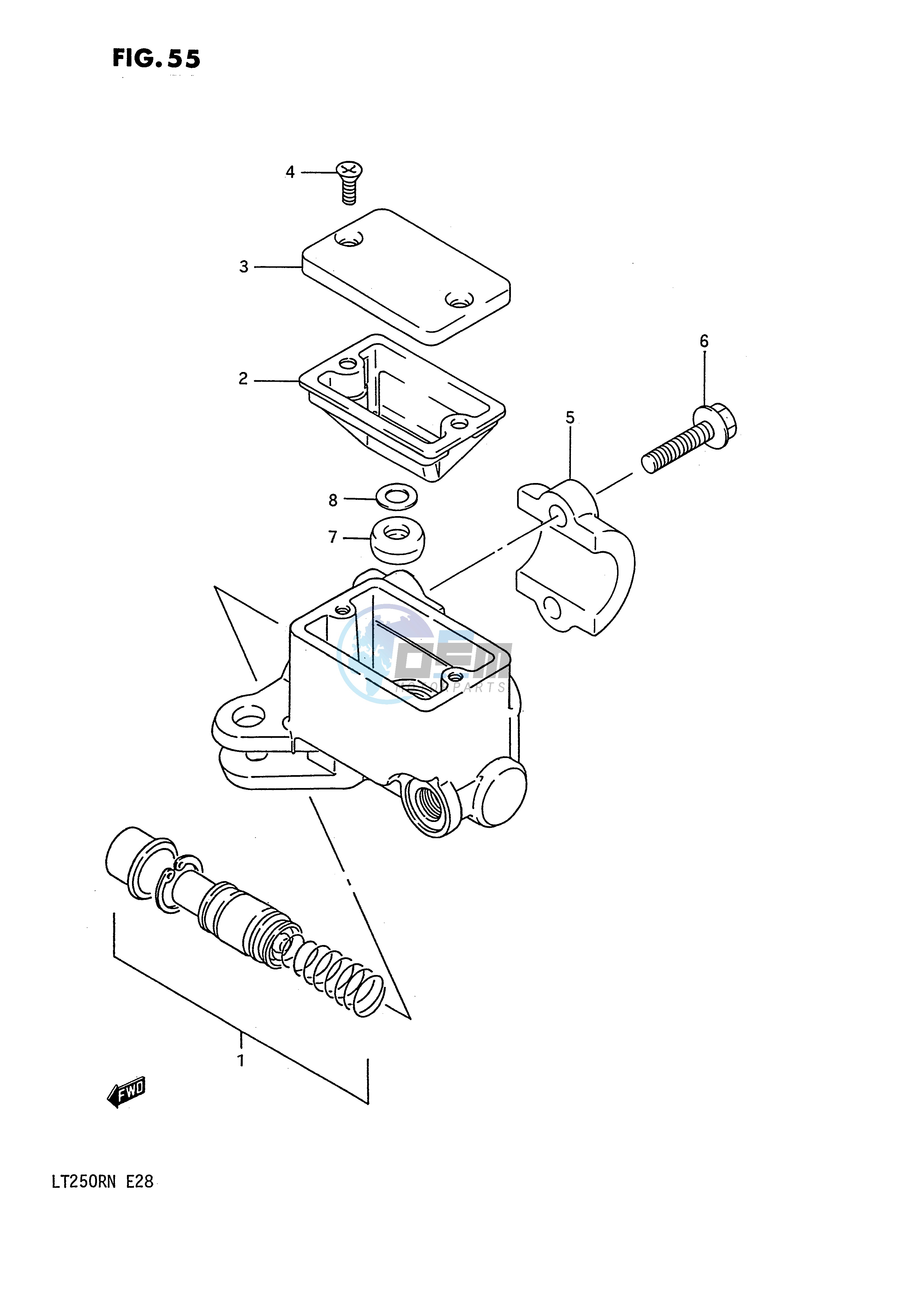 FRONT MASTER CYLINDER (MODEL F G H J K L)