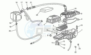 Targa 750 drawing Air filter