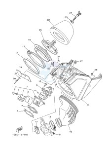 YZ250 (1SSH 1SSJ 1SSK 1SSL 1SSL) drawing INTAKE