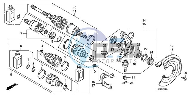 FRONT KNUCKLE (4WD)