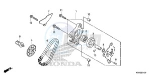 SH300AD SH300i E drawing OIL PUMP