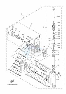 F20BMHS drawing POWER-TILT-ASSEMBLY