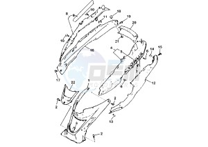 XC T CYGNUS 125 drawing SIDE COVER