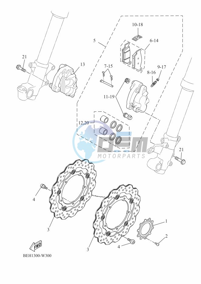 FRONT BRAKE CALIPER