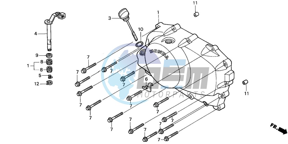 RIGHT CRANKCASE COVER