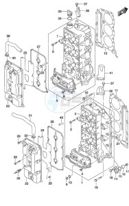 DF 225 drawing Cylinder Head