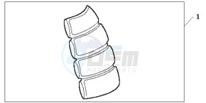 VFR8009 Europe Direct - (ED / MME) drawing TANK PAD 2