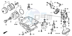 CB600FAA Australia - (U / ABS) drawing OIL PAN/OIL PUMP