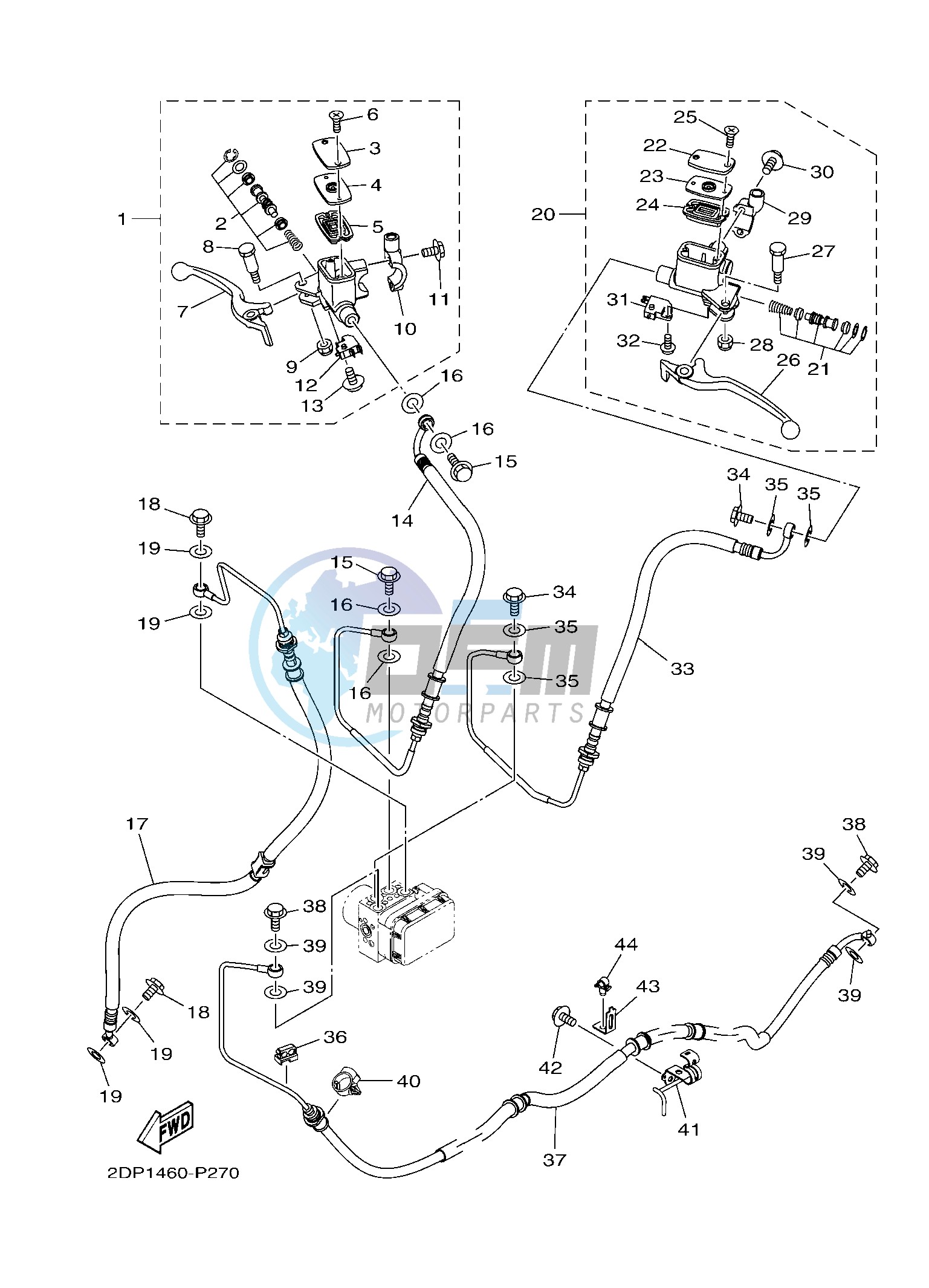 FRONT MASTER CYLINDER