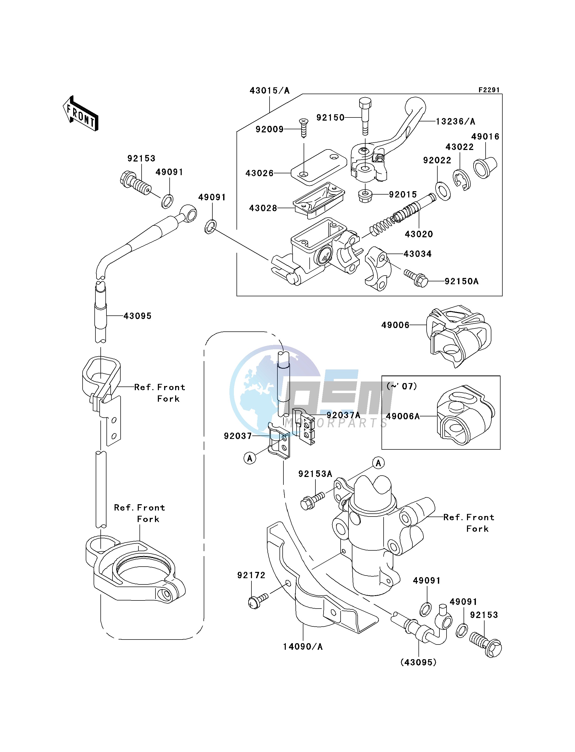 FRONT MASTER CYLINDER