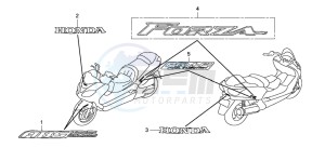 NSS250X FORZA X drawing MARK/EMBLEM