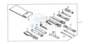 VT750DCA SHADOW SPIRIT drawing TOOLS