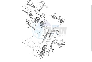 XVS A DRAG STAR CLASSIC 1100 drawing CAMSHAFT - CHAIN