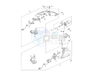 YP R X-MAX 250 drawing TAILLIGHT