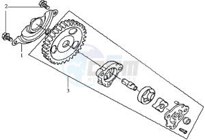 MEGALO 125 E2 drawing OIL PUMP