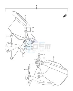 XF650 (E2) drawing KNUCKLE COVER (OPTION)