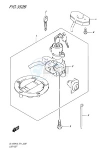 DL1000 ABS V-STROM EU drawing LOCK SET