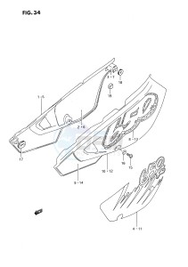 DR650 (E4) drawing FRAME COVER (MODEL N P)