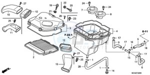 GL18009 France - (F / CMF) drawing AIR CLEANER