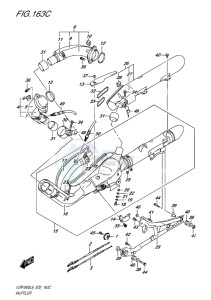 VZR1800BZ BOULEVARD EU drawing MUFFLER