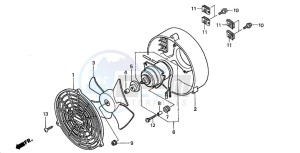 TRX350FM FOURTRAX 350 4X4 drawing COOLING FAN