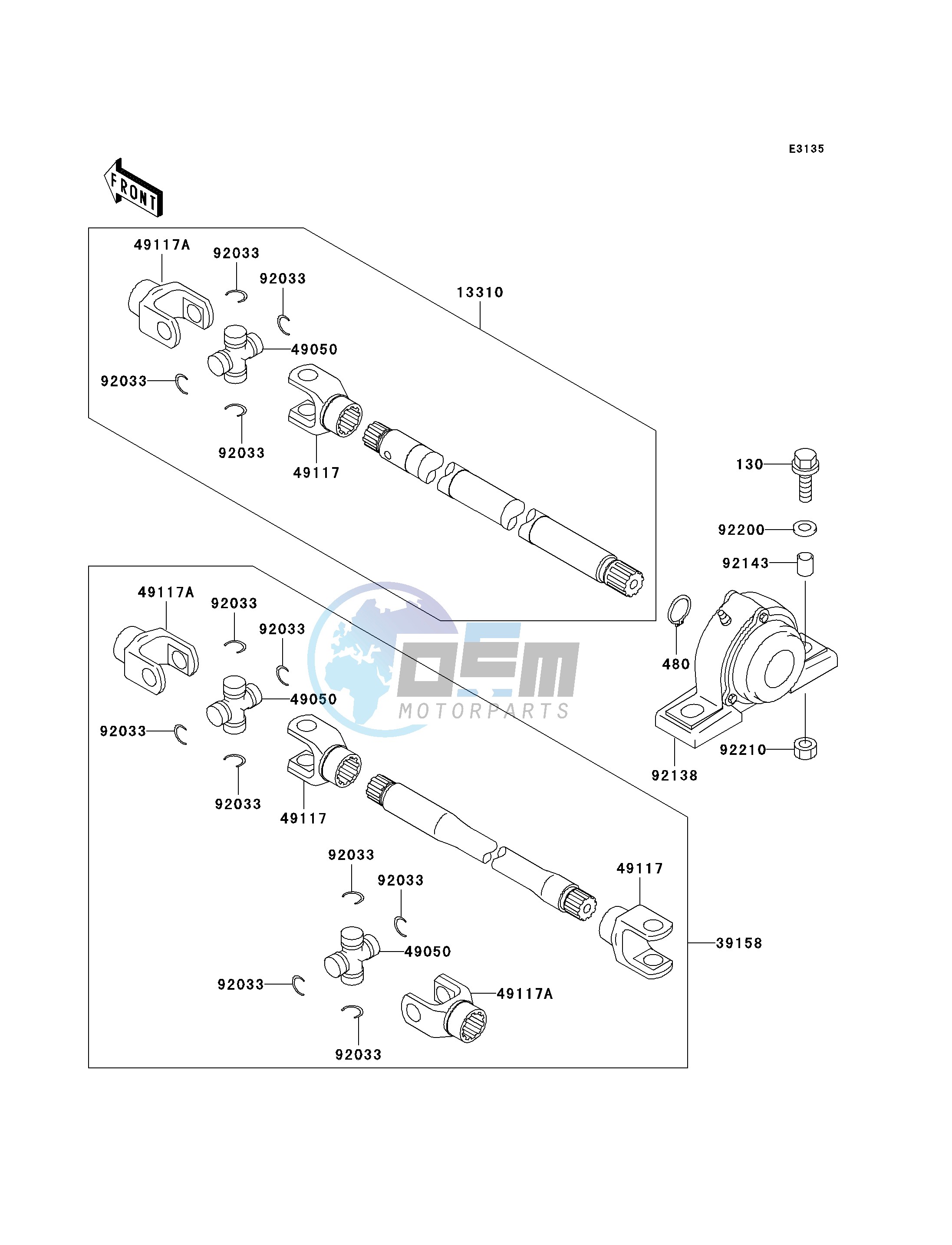 DRIVE SHAFT-PROPELLER