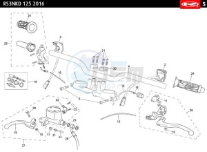 RS3-125-NAKED-ORANGE drawing HANDLEBARS