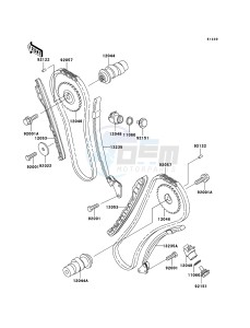 VN800 CLASSIC VN800B6F GB XX (EU ME A(FRICA) drawing Camshaft(s)/Tensioner