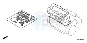 CB600FA39 France - (F / ABS CMF ST 25K) drawing GASKET KIT A