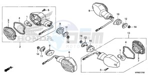 CB1000RF CB1000R 2ED drawing WINKER