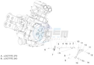 ETV Caponord 1200 USA USA drawing Gear lever