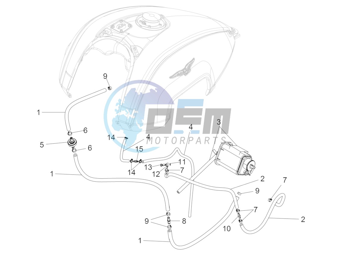 Fuel vapour recover system