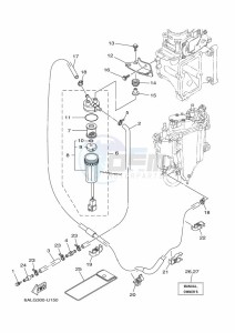 F225BETX drawing FUEL-SUPPLY-1