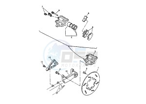 TT K 600 drawing REAR BRAKE CALIPER <4GV 003403