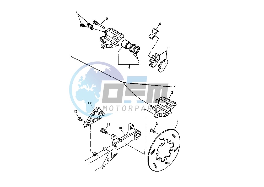 REAR BRAKE CALIPER <4GV 003403