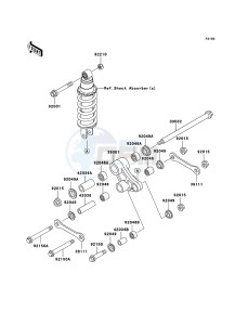 KLE500 KLE500-B1P GB XX (EU ME A(FRICA) drawing Suspension