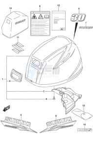 DF 30A drawing Engine Cover