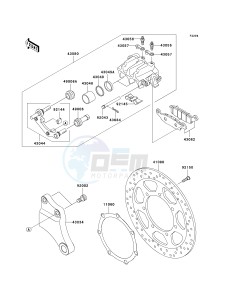 VN 2000 H [VULCAN 2000 CLASSIC] (8F-9F) 0H9F drawing REAR BRAKE