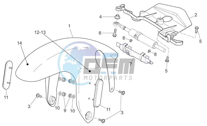 Front body - front mudguard