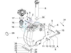 Runner 200 VXR 4t Race (UK) UK drawing Fuel Tank