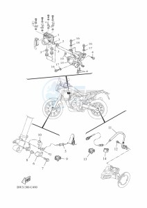 XTZ690D-B TENERE 700 (BEH4) drawing ELECTRICAL 3